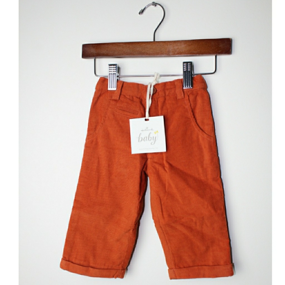 Hallmark Rust Micro Cord Chinos - Picture 2 of 4
